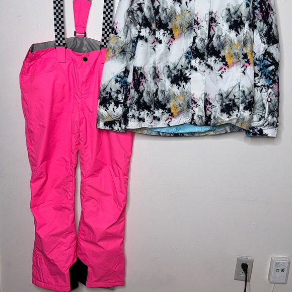 GSOU SNOW Ski Jacket And Pants Snowboarding Snowsuit Size XL - Picture 7 of 12